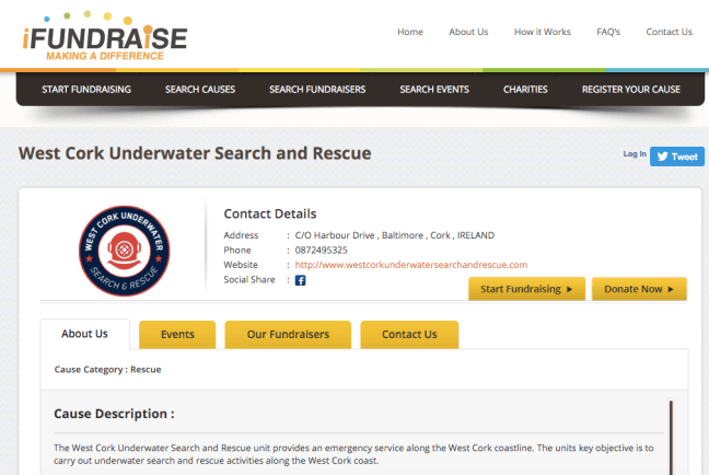 ifundraise screenshot